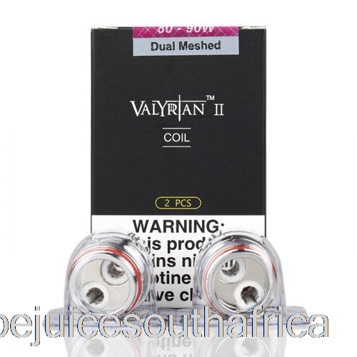 Vape Juice South Africa Uwell Valyrian Ii 2 Replacement Coils 0.14Ohm Un2-2 Dual Mesh Coils